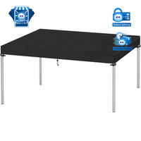 Tischabdeckung Wasserdicht Uv-BestäNdig 420D Oxford Gewebe 150X80X15Cm Garten