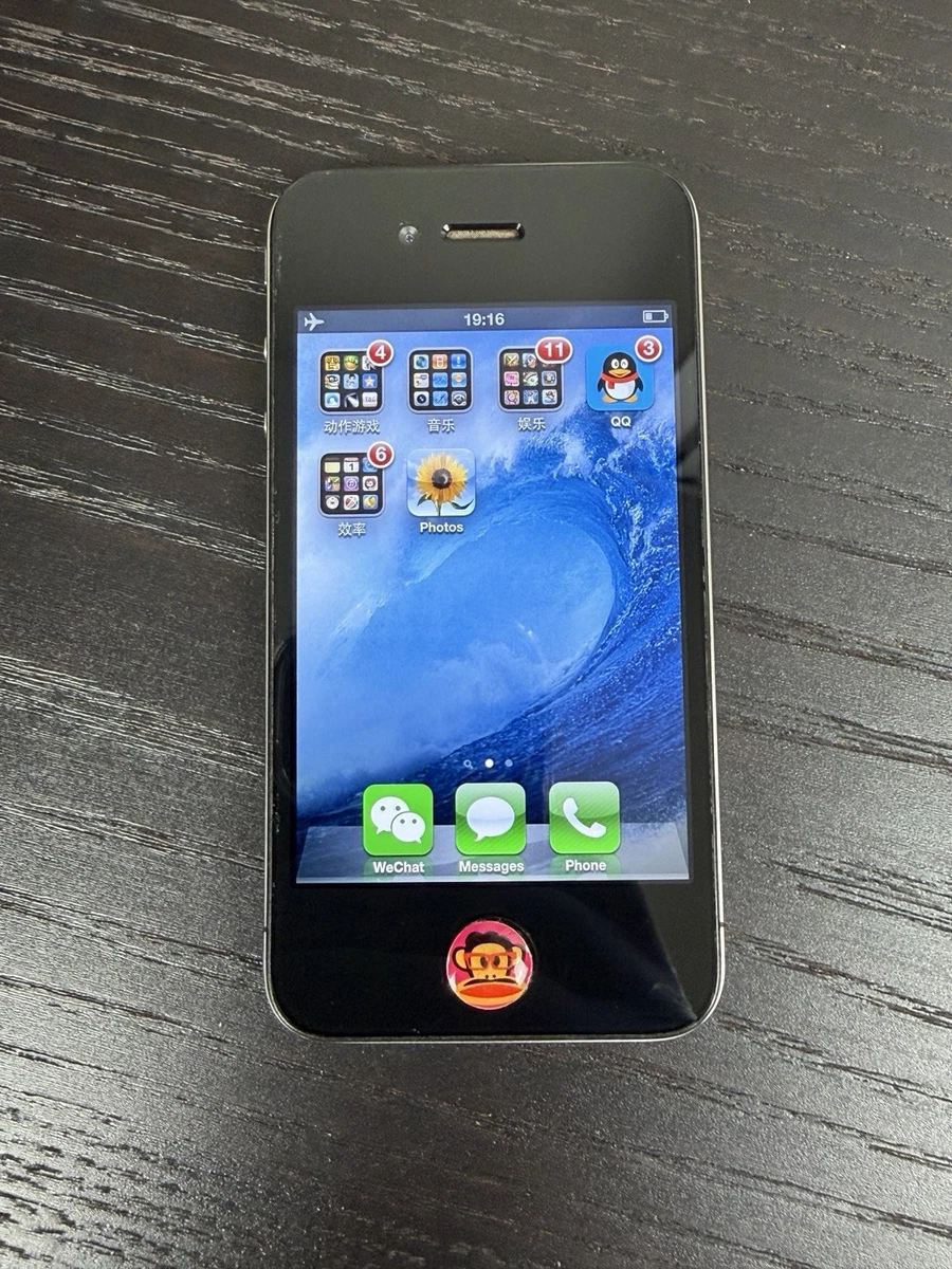 Apple iPhone 4 16GB Black 本体　バージョン4.3 iPhone 4 Unlocked 16GB for sale | eBay