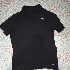 The North Face FlashDry-XD Men's Black Solid Logo Polo Shirt L