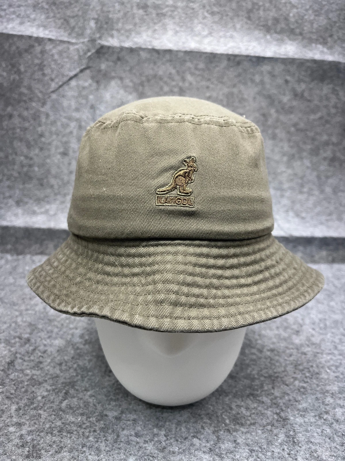 Kangol Bucket Hat Adult Medium Green 100% Cotton Camp Fish Hike Beach Outdoors