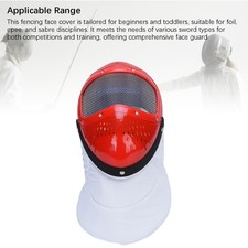 Fencing Face Cover Fencing Game Helmet Anti Pierce Lining Rivet Reinforcement