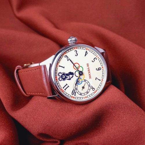 Soviet Watch Marriage Vintage Men`s Wristwatch USSR Olimpic Games 80s Serviced - Picture 7 of 11