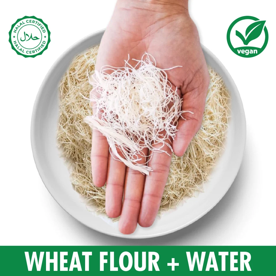 Masa Phyllo rallada Hakan Kataifi, pastelería Kadayif, 500 g (1,1 lb.) Foto 3 de 4