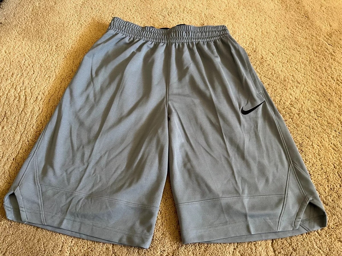 nike basketball shorts grey