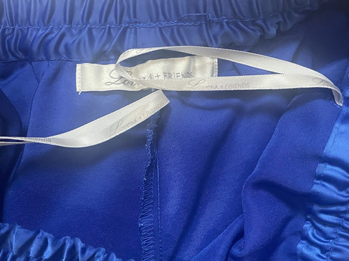 Lovers + Friends Tailored Track Trousers Blue Combo Small/Medium (28-30) - Picture 5 of 7