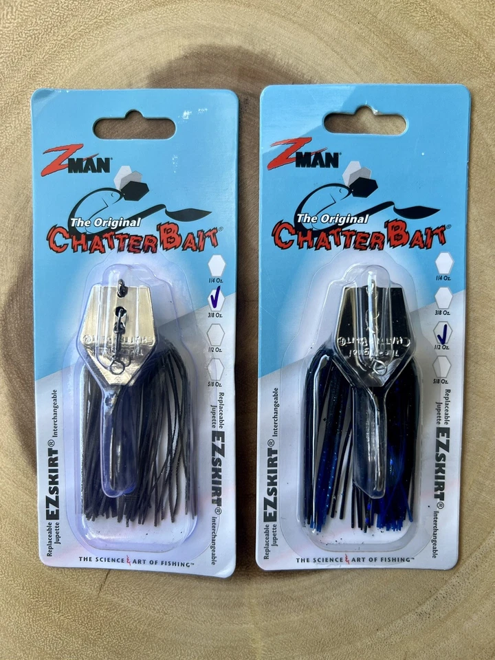 Z-man (Lote de 2) Chatterbait Original, Pesca de Lubina, Nuevo, ¡Envío Gratis! ¡NUEVO CON ETIQUETAS! Foto 4 de 4