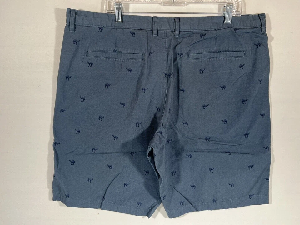 Pantalones Cortos Merona Para Hombres 40 Azul Estampado Camel Campamento Senderismo Informales Foto 4 de 4