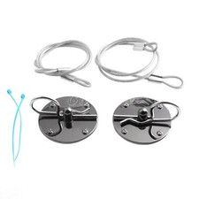 Cnc Universal Car Racing Sport Bonnet Hood Pin Lock Latch Appearance Kit Black
