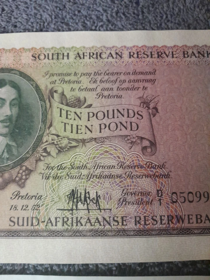 Lot Of Three Suid Afrikaanse Reserwebank Notes In Uncirculated Condition  - Image 3 of 4
