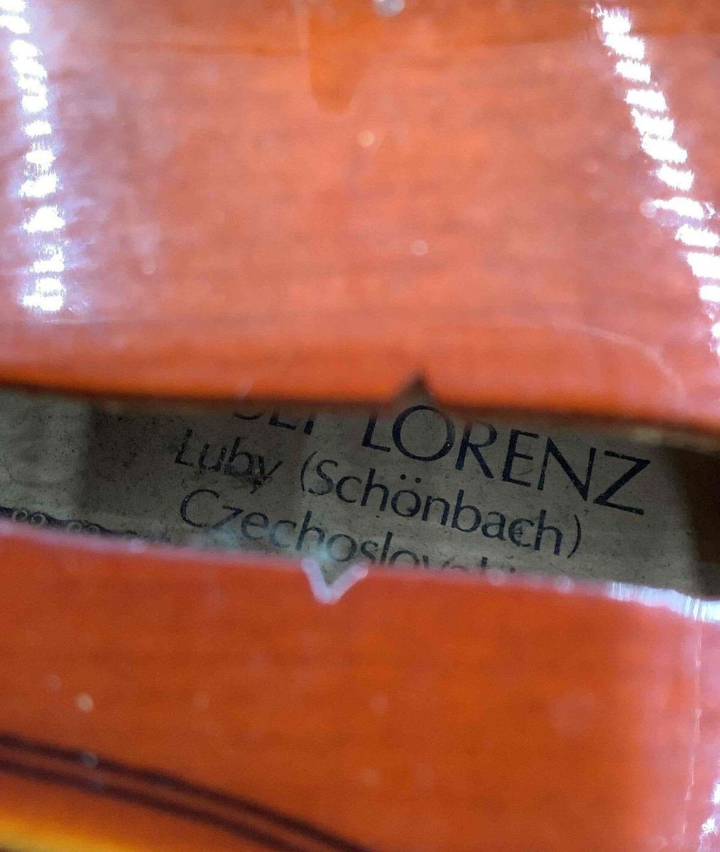 チェコスロバキア 3/4サイズ　 JOSEF LORENZ Luby 美音です Josef Lorenz Luby (Schonbach) 3/4 Violin, Czech. Very Good Cond | eBay