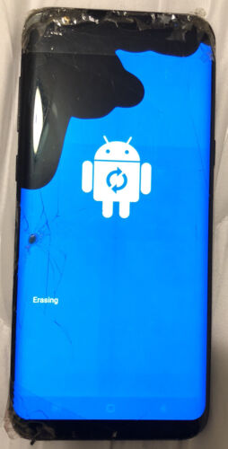 Samsung Galaxy S8 Plus SM-G955U 64GB Smartphone - Cracked Back/Screen Sell As Is - Picture 1 of 11