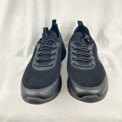 Skechers Black Stretch Relaxed Fit Sneakers Mens Size 12