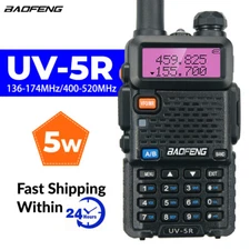 US Baofeng UV-5R Upgraded Legal Version Dual Band Walkie Talkies Two Way Radio
