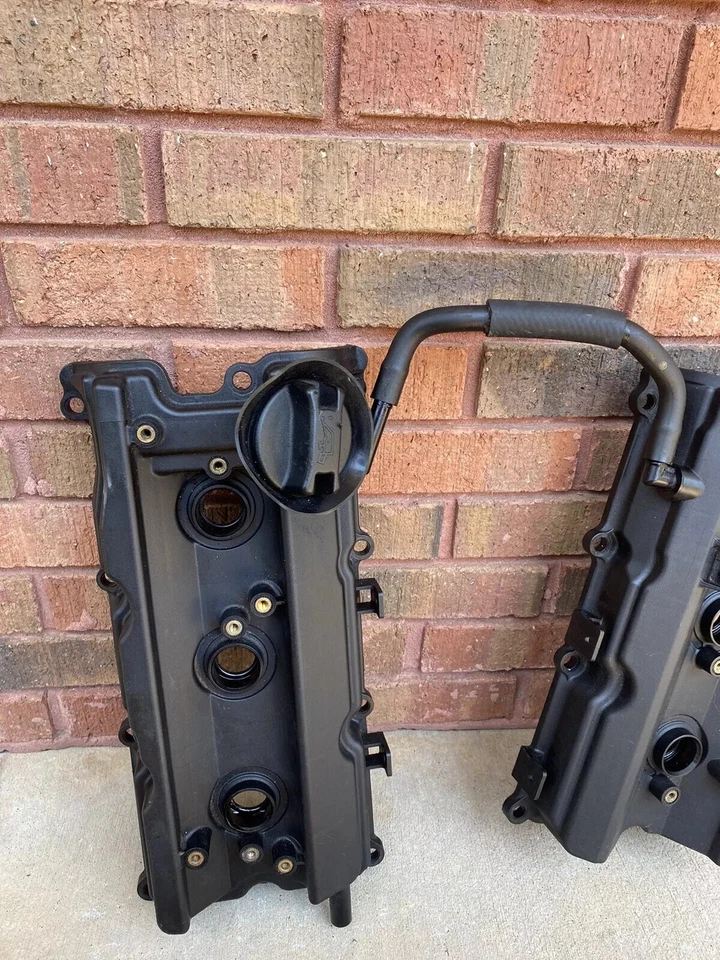 Juego de cubiertas de válvula de motor par L&R para 03-07 Infiniti FX35 G35 M35 Nissan 350Z Foto 4 de 4