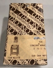 Concord Wash Stand Miniature with Mirror Wash Basin Pitcher Wood 1”=1’ Vtg 3778