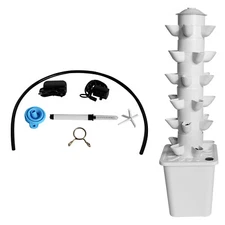 White 30 Pod Hydroponic Growing System Outdoor Indoor Garden Vegetable Plant