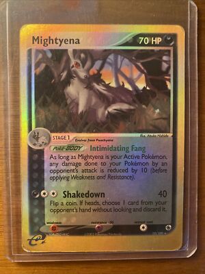 Pokémon TCG Mightyena EX Ruby and Sapphire 10/109 Reverse Holo Holo ...