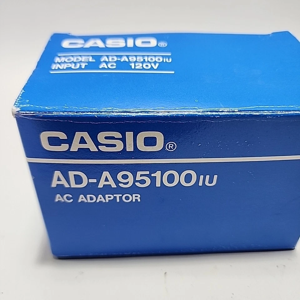 CASIO AD-A95100IU OEM AC ADAPTER AC 120V With Original Box Charger Plug-in - Image 2 of 4