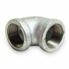 1" inch Galvanized 90 degree Maleable IPS Threaded elbow