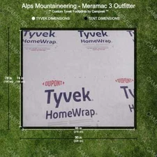 Tyvek Footprint for the Alps Mountaineering Meramac 3 Outfitter Tent