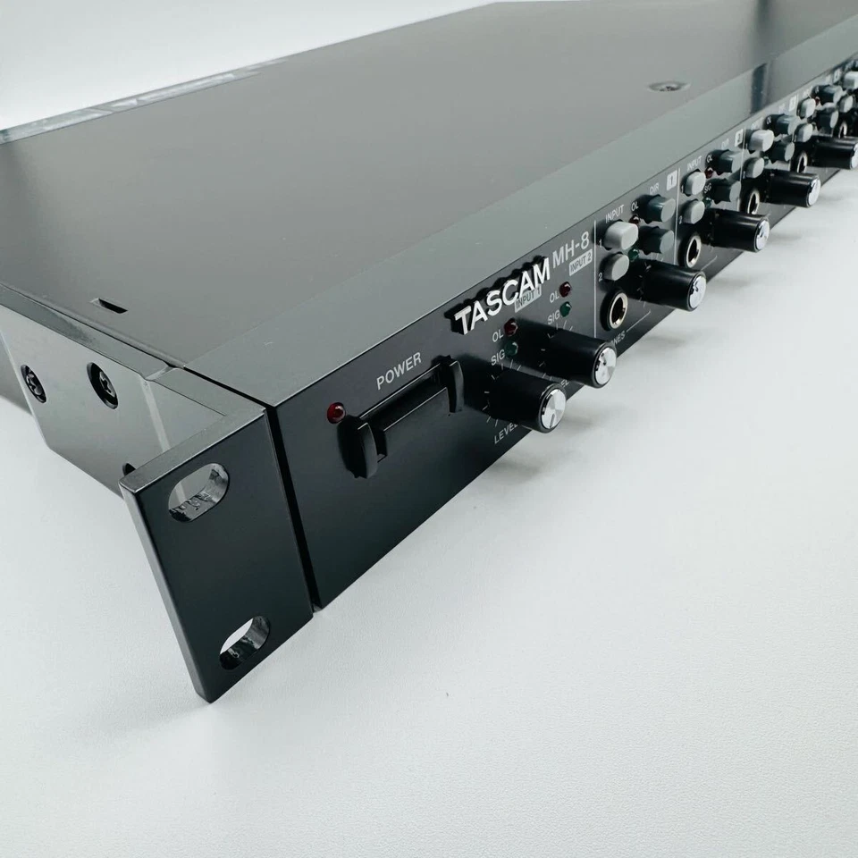 TASCAM MH-8 Rackmount Headphone Amplifier 8-Channel Studio Monitor Tested Japan - Image 2 of 4