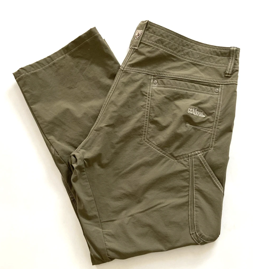 Kuhl Mens Hiking Pants Outdoor Lightweight Stretch 40x32 (measuring 30") #108846