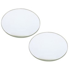 4" 100mm Focal Length Double Convex Lens, 2 Pack 40mm Diameter 6mm Height