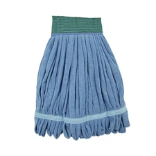 Boardwalk MWTMB Microfiber Looped-End Wet Mop Head - Medium, Blue New