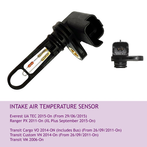 Intake Air Temperature Sensor for Ford Ranger PX 2.2L 2011-15 Diesel P4AT Turbo - Picture 2 of 11