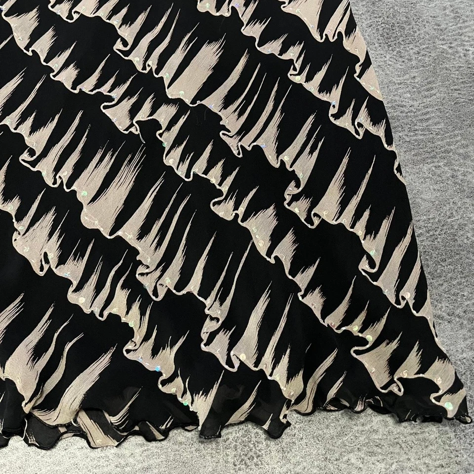 Maxi vestido vintage de seda chelsea y violeta Foto 3 de 4