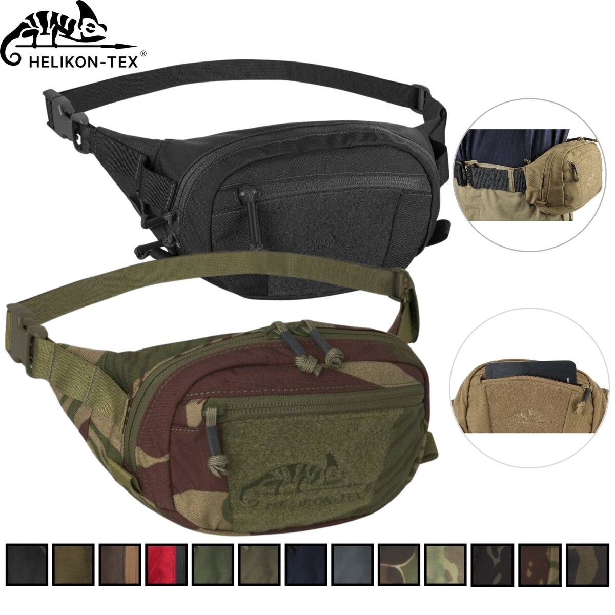 Helikon Possum Waist Pack MOLLE Hip Bag Tactical Belt Pouch