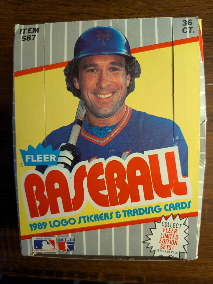 1989 Fleer Baseball Wax Box Ken Griffey Jr. Ripken FF