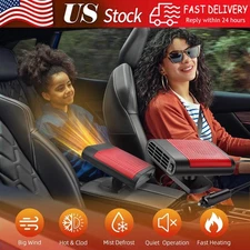 1200W Portable Electric Car Heater 12VDC Heating Fan Defogger Defroster Demister