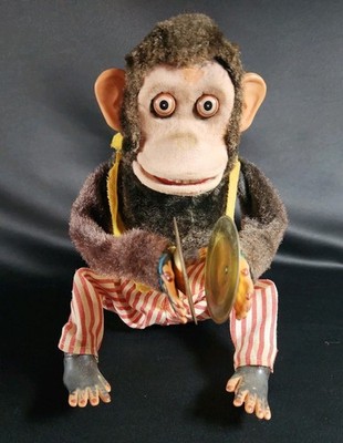 Vintage 1950s Daishin C.K. Japan Musical Jolly Chimp. *Read* Tested & Claps