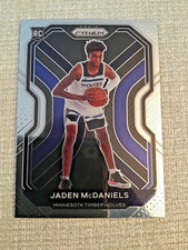 2020-21 Panini Prizm Basketball Jaden McDaniels Rookie Base RC #277 Timberwolves
