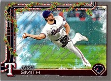 2025 Topps Holiday #H153 Josh Smith Silver Glitter Holiday