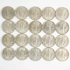 20x Assorted Date AU Walking Liberty Half Dollars 50c 31503