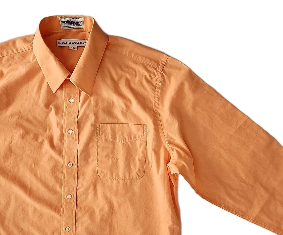 Orange Big & Tall Dress Shirts for Men for sale | eBay