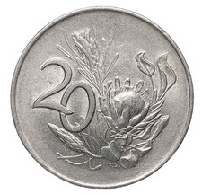 South Africa 20 Cents 1965–1988 Variants – Choose Year – Republic Coin