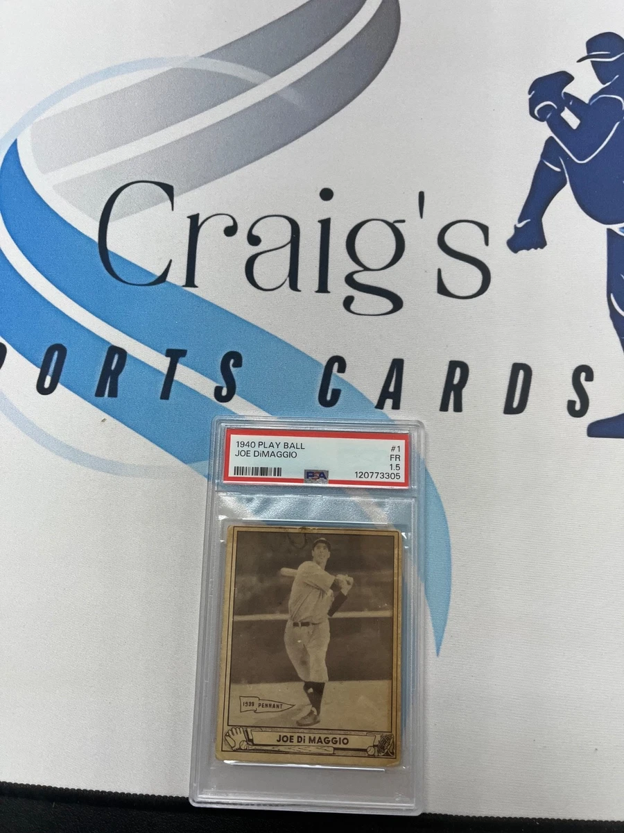 1940 Play Ball - Joe DiMaggio #1 for sale | eBay