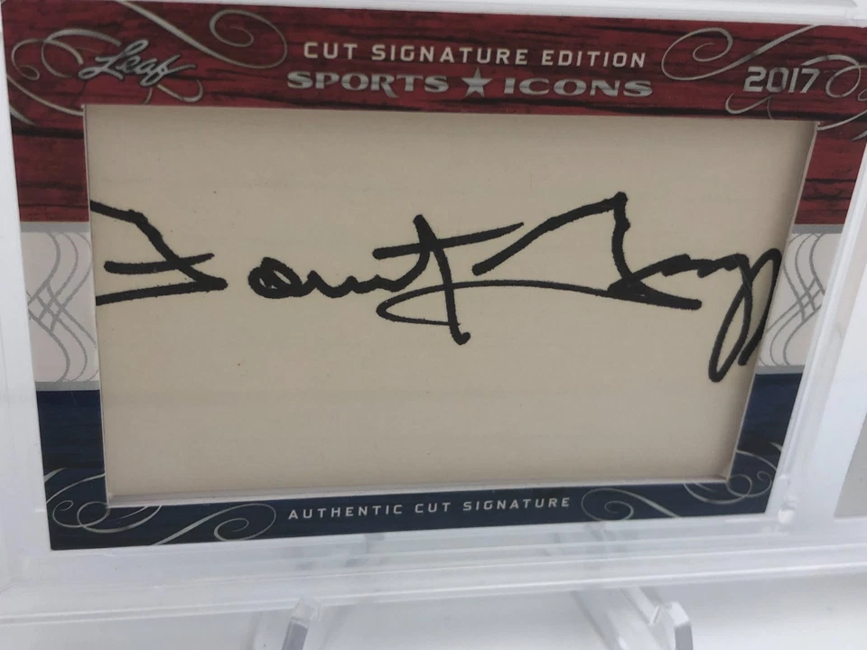 FORREST GREGG RARE/15 CUT AUTO Card 2017 Leaf Sports Icons Signed GB PACKERS HOF - Image 2 of 4