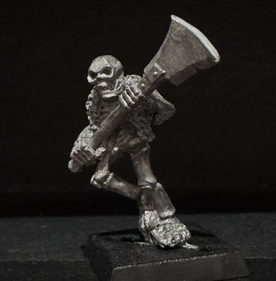 Citadel Marauder MM50/4 D w. Polearm Skeleton Undead Vintage Fantasy Metal