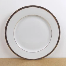 Bernardaud Limoges Antinea Anthracite Dinner Plate 10.25" Across VGC France