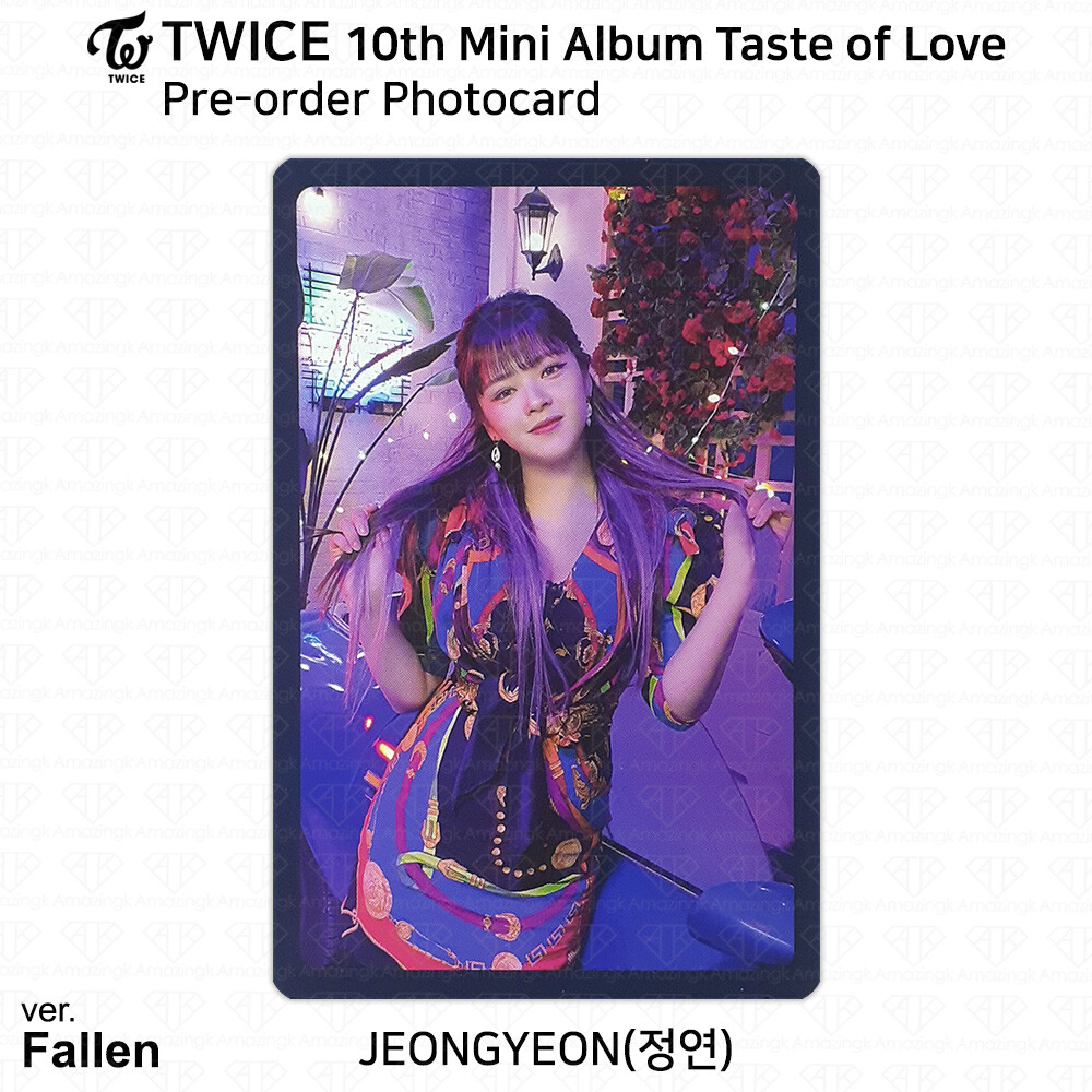 TWICE taste of love トレカ twice taste of love トレカ ジヒョ
