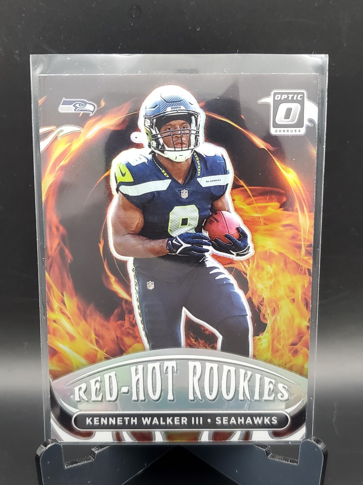 2022 Donruss Optic Red Hot Rookies #RHR-7 Kenneth Walker III Rookie Seahawks
