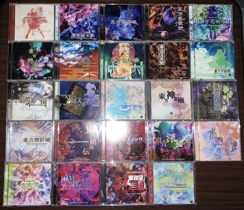 Doujin PC game Touhou Project Official Series 24 games set Toho Dojin Shooting