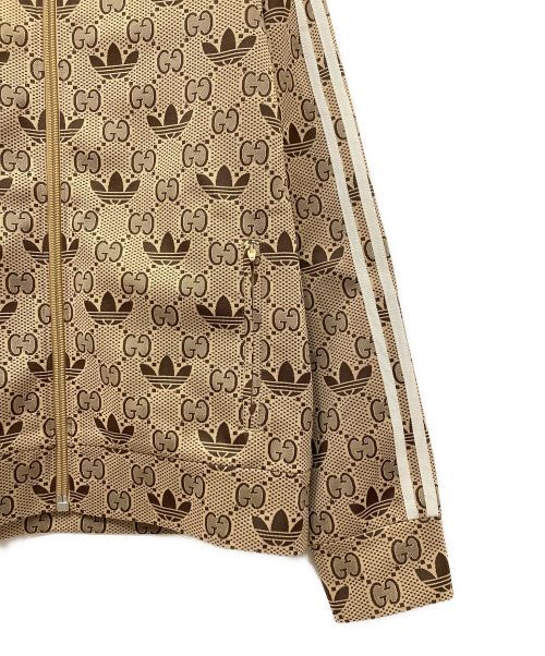 GUCCI ×adidas GG Trefoil jacket アディダス Gucci x adidas GG Trefoil Zip Jacket Beige/Ebony Men's
