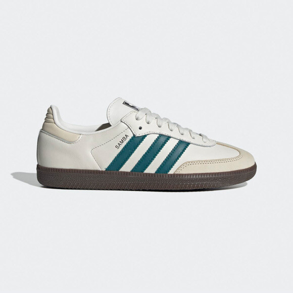 Adidas Samba OG W - Cloud White Green / IG1963 / Женские кроссовки; Доставка ускорена