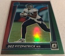 2021 Donruss Football Optic Preview Dez Fitzpatrick Tennessee Titans Red & Green
