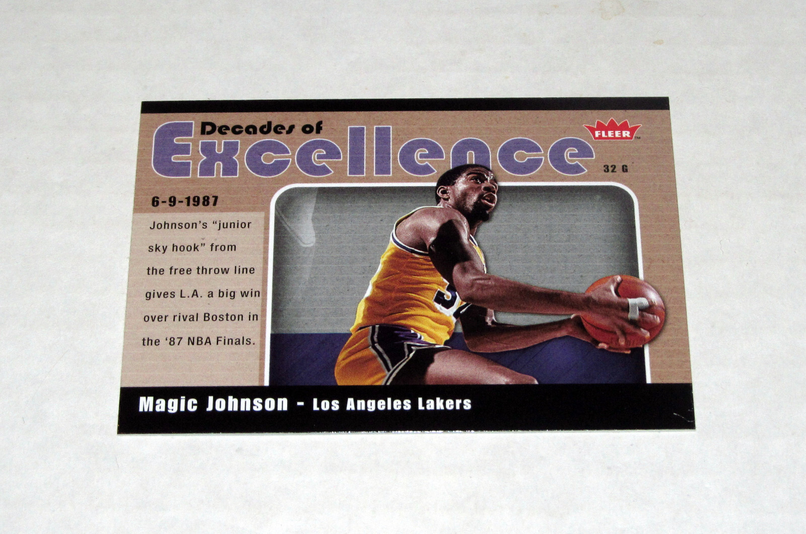 2007-08 Fleer Decades of Excellence Glossy 2 Magic Johnson  $.99 Shipping!